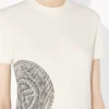 Λευκό Baby Tee για μωρά με τυπωμένο το λογότυπο Laurel
