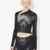 Το ασημένιο crop top Body Dust Το ασημένιο crop top Body Dust