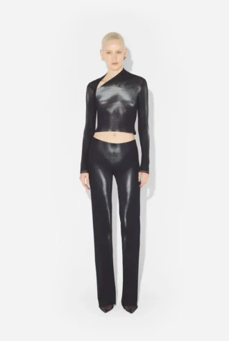 Το ασημένιο crop top Body Dust