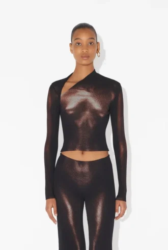 Το χάλκινο crop top Body Dust