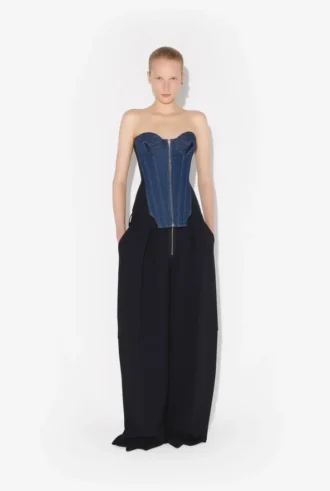 Το κορσέ Bi-Material Denim