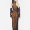 Το μακρύ φόρεμα Draped Wood Το μακρύ φόρεμα Draped Wood
