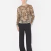 Το μπεζ μπλουζάκι Madaillon σε oversized γραμμή Το μπεζ μπλουζάκι Madaillon σε oversized γραμμή